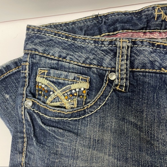 AMETHYST jeans size 7 inseam 30 - Picture 5 of 8
